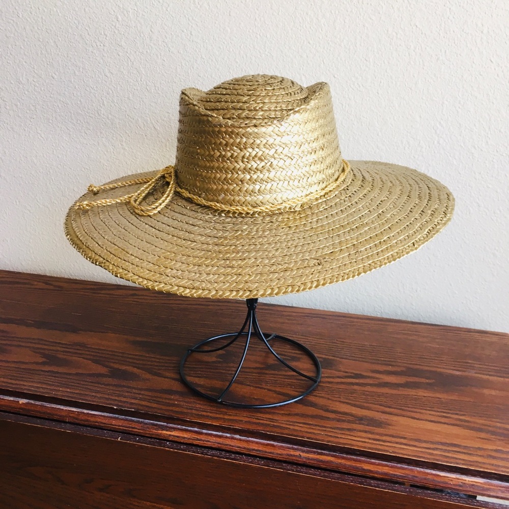 Gold Straw Hat
